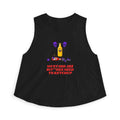 Crop Top — "Mustard Ain't B**** Need to Ketchup" Funny Condiment Graphic