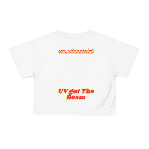 Mustard Ass Crop Tee — "Mustard Ass B***** Need to Ketchup" Graphic