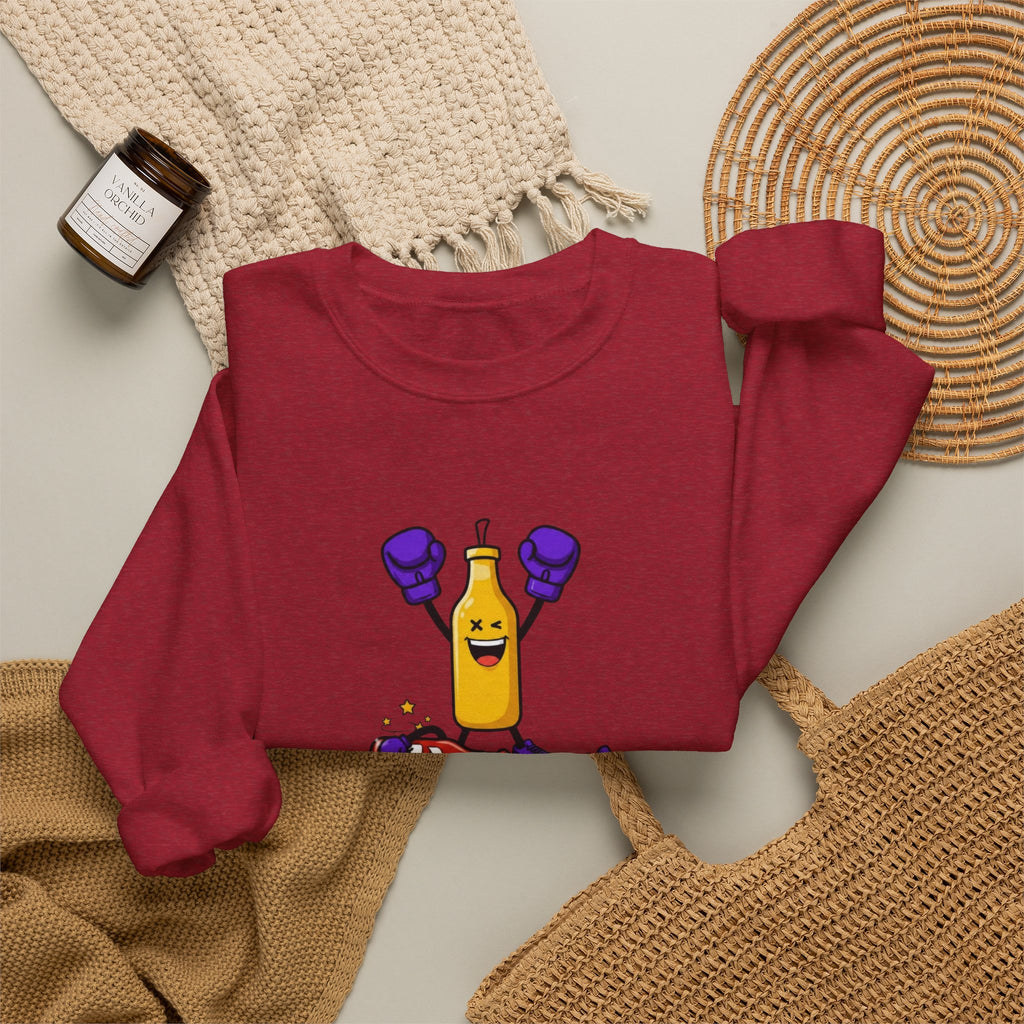 Mustard need to Ketchup xx.ultraviolet Boxing Bottle T-shirt | Funny Condiment Graphic Tee