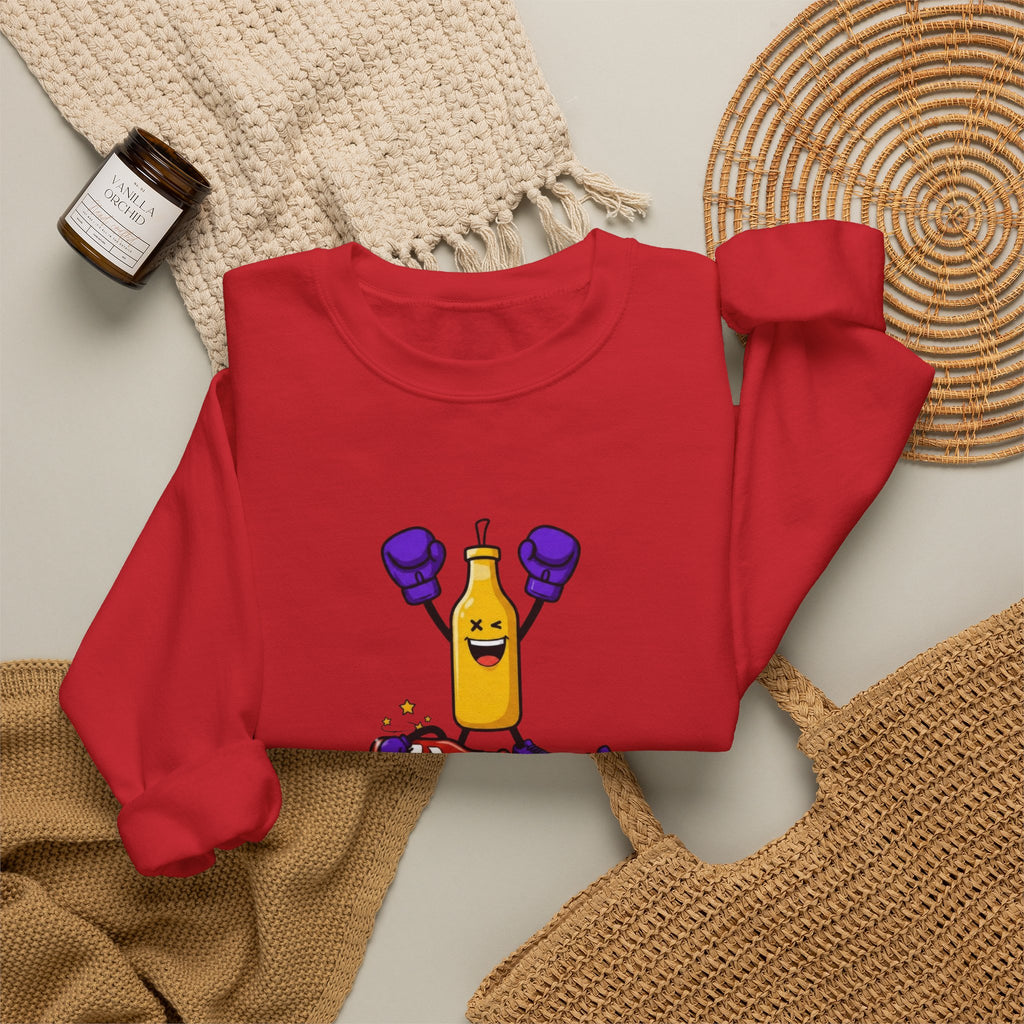 Mustard need to Ketchup xx.ultraviolet Boxing Bottle T-shirt | Funny Condiment Graphic Tee